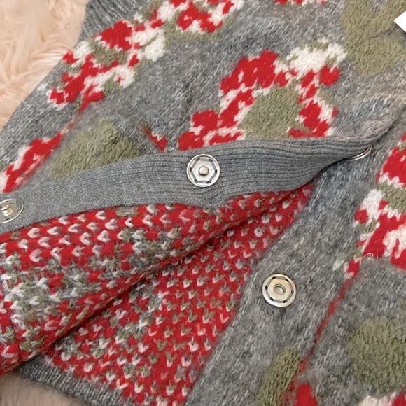 BNWT💕Zara FLORAL JACQUARD KNIT VEST | Sz S - Picture 6 of 7